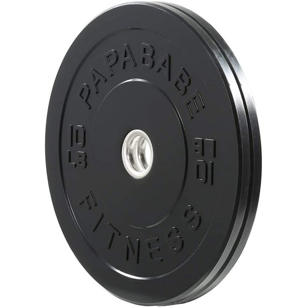 2“ Pair Olympic Bumper Plates Rubber Weight Plates 10lbs w//Steel Insert Premium